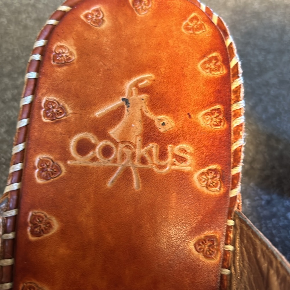 Conkys by St. Kitts slip on sandals. Size 11. Never worn. Beautiful! - Picture 3 of 9
